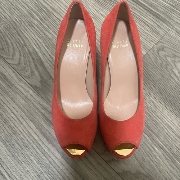 Stuart Weitzman Anna Haze Sauce Wedges -Size 5.5 - Picture 2 of 4
